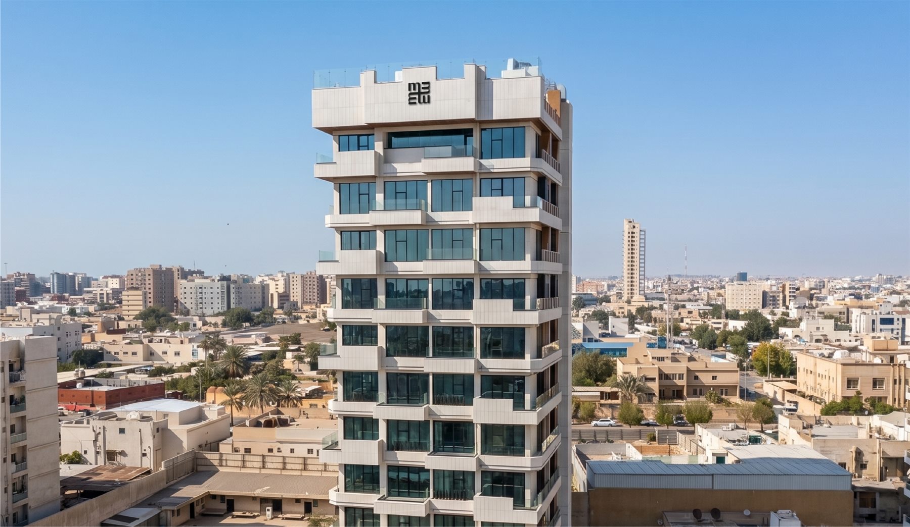 Developer-supplied architectural image showing M Residence South in Riyadh